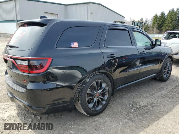 2019 Dodge Durango R/T with VIN 1C4SDJCT8KC745282, listed as a Copart auction lot 52192155 with 92,084 mi miles and Salvage Title. Bid and sale history available at carsss.com. Image 3.