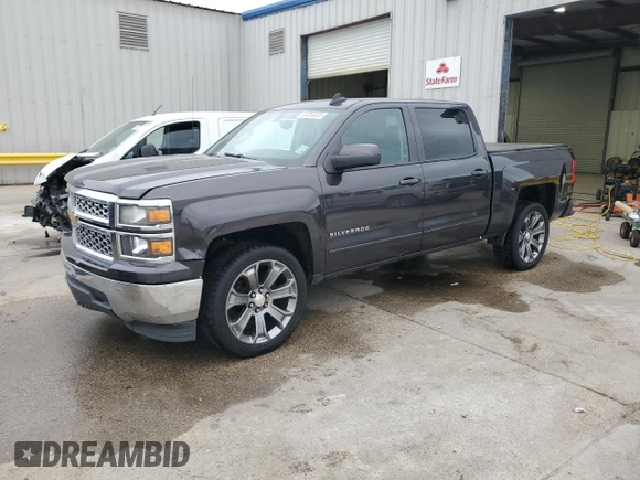 2015 Chevrolet Silverado 1500 LT with VIN 3GCPCREC0FG523276, listed as a Copart auction lot 53350035 with 97,141 mi miles and Salvage Title. Bid and sale history available at DreamBid. Image 1.