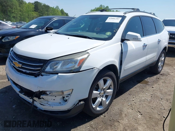 2016 Chevrolet Traverse LT with VIN 1GNKRGKD3GJ254269, listed as a IAAI auction lot 42006283 with 154,586 mi miles. Bid and sale history available at carsss.com. Image 2.