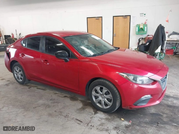2014 Mazda Mazda3 i SV with VIN JM1BM1T78E1215378, listed as a IAAI auction lot 41772764 with 42,340 mi miles. Bid and sale history available at carsss.com. Image 1.