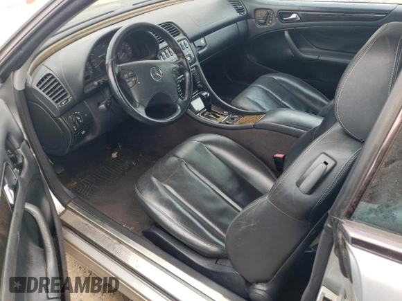 2002 Mercedes-Benz CLK 55 AMG with VIN WDBLK74G12T115679, listed as a Copart auction lot 71442244 with Not Provided miles and Salvage Title. Bid and sale history available at DreamBid. Image 8.