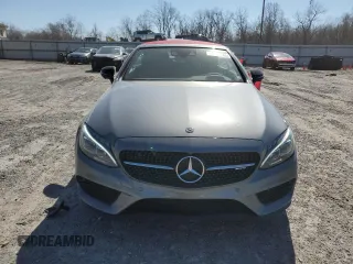 2018 Mercedes-Benz C 43 AMG with VIN WDDWK6EB5JF672965, listed as a Copart auction lot 47957245 with 23,535 mi miles and Salvage title. Bid and sale history available at DreamBid. Image 5.