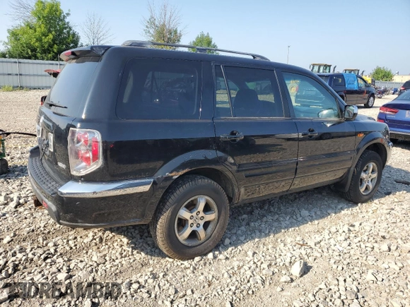 2008 Honda Pilot EX-L with VIN 5FNYF18758B056456, listed as a Copart auction lot 64497905 with 120,169 mi miles and Clean title. Bid and sale history available at DreamBid. Image 3.