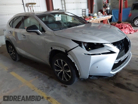 2015 Lexus NX 200t z VIN JTJBARBZ8F2010002, wystawiony jako IAAI lot #42672284 z przebiegiem 97 608 mil mil oraz . Historia ofert i sprzedaży dostępna na DreamBid. Obrazek 1.