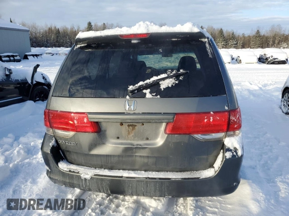2008 Honda Odyssey EX with VIN 5FNRL38458B502927, listed as a Copart auction lot 44243425 with 317,719 mi miles and Salvage Title. Bid and sale history available at carsss.com. Image 6.
