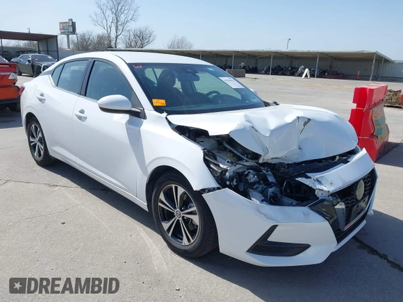 2023 Nissan Sentra SV with VIN 3N1AB8CVXPY241877, listed as a IAAI auction lot 41816870 with 32,024 mi miles and . Bid and sale history available at DreamBid. Image 1.