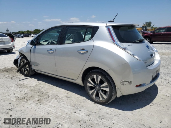 2017 Nissan LEAF SV z VIN 1N4BZ0CP6HC306580, wystawiony jako Copart lot #57180815 z przebiegiem 41 896 mil mil oraz Szkoda całkowita • Salvage title. Historia ofert i sprzedaży dostępna na DreamBid. Obrazek 2.