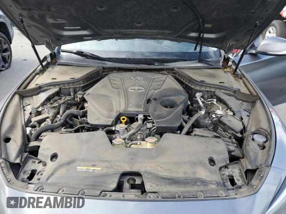 2019 Infiniti Q50 Luxe with VIN JN1EV7AR7KM557533, listed as a Copart auction lot 52172225 with 97,270 mi miles and Salvage title. Bid and sale history available at DreamBid. Image 11.