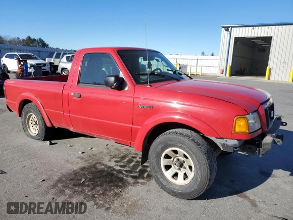 2004 Ford Ranger XL with VIN 1FTYR10U84PB49643, listed as a Copart auction lot 41697995 with 202,350 mi miles and Salvage Title. Bid and sale history available at DreamBid. Image 4.