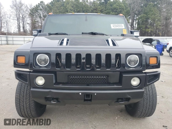 2005 Hummer H2 SUT z VIN 5GRGN22UX5H120312, wystawiony jako Copart lot #43948955 z przebiegiem Nie podano mil oraz Szkoda całkowita • Salvage title. Historia ofert i sprzedaży dostępna na DreamBid. Obrazek 5.