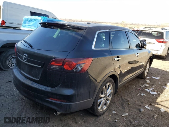 2013 Mazda CX-9 Grand Touring with VIN JM3TB2DA1D0403035, listed as a Copart auction lot 47304585 with 221,547 mi miles and Salvage title. Bid and sale history available at DreamBid. Image 3.