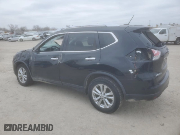2016 Nissan Rogue SV with VIN KNMAT2MV2GP658479, listed as a Copart auction lot 44925995 with 92,788 mi miles and Salvage Title. Bid and sale history available at carsss.com. Image 2.