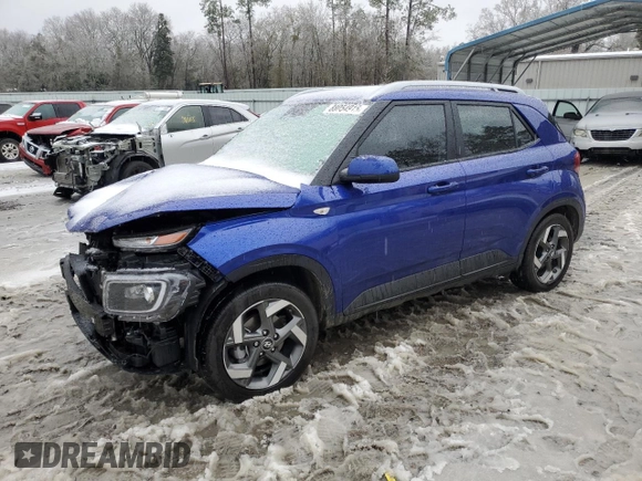 2024 Hyundai Venue Limited with VIN KMHRC8A34RU324477, listed as a Copart auction lot 88054915 with 13,343 mi miles and Salvage Title. Bid and sale history available at DreamBid. Image 1.