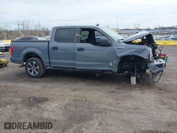 2020 Ford F-150 XL with VIN 1FTEW1EP1LKE68456, listed as a IAAI auction lot 41947986 with 25,323 mi miles. Bid and sale history available at carsss.com. Image 13.