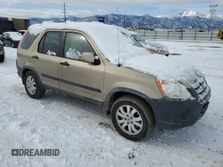 2005 Honda CR-V EX with VIN JHLRD78875C011360, listed as a Copart auction lot 45798665 with 243,679 mi miles and Salvage Title. Bid and sale history available at DreamBid. Image 4.