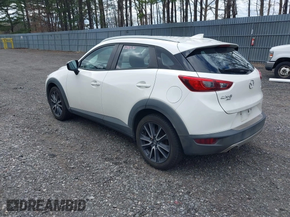 2018 Mazda CX-3 Touring with VIN JM1DKFC71J0315074, listed as a IAAI auction lot 42029790 with 100,268 mi miles. Bid and sale history available at carsss.com. Image 3.