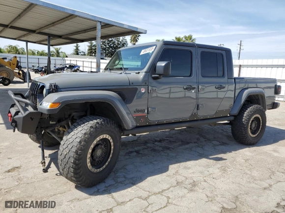 2021 Jeep Gladiator Willys with VIN 1C6HJTAGXML513684, listed as a Copart auction lot 49631835 with 34,998 mi miles and Salvage Title. Bid and sale history available at carsss.com. Image 1.