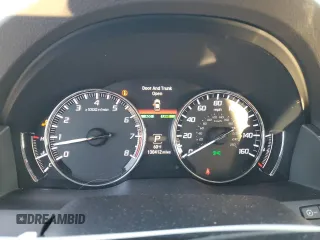 2016 Acura RLX Tech Pkg with VIN JH4KC1F56GC000889, listed as a Copart auction lot 80466374 with 130,412 mi miles and Salvage Title. Bid and sale history available at carsss.com. Image 9.
