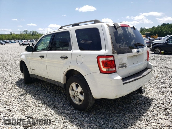2008 Ford Escape XLT with VIN 1FMCU93138KC15216, listed as a Copart auction lot 61756845 with 192,999 mi miles and Clean title. Bid and sale history available at DreamBid. Image 2.