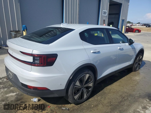 2023 Polestar 2 z VIN YSMED3KA1PL161732, wystawiony jako Copart lot #59994355 z przebiegiem 52 892 mil mil oraz Szkoda całkowita • Salvage title. Historia ofert i sprzedaży dostępna na DreamBid. Obrazek 3.