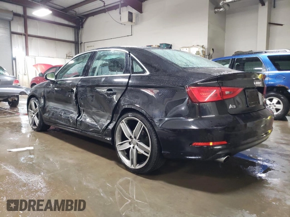 2015 Audi A3 Premium Plus with VIN WAUEFGFF2F1062766, listed as a Copart auction lot 52493835 with 26,679 mi miles and Salvage title. Bid and sale history available at DreamBid. Image 2.