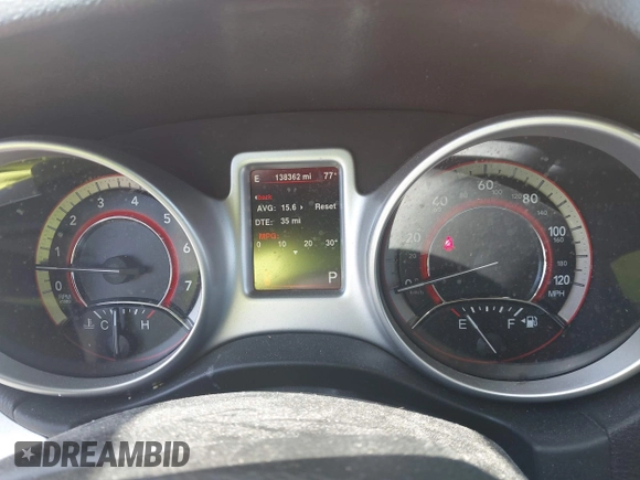 2015 Dodge Journey R/T with VIN 3C4PDDEG8FT607016, listed as a IAAI auction lot 42111538 with 138,362 mi miles and . Bid and sale history available at DreamBid. Image 15.