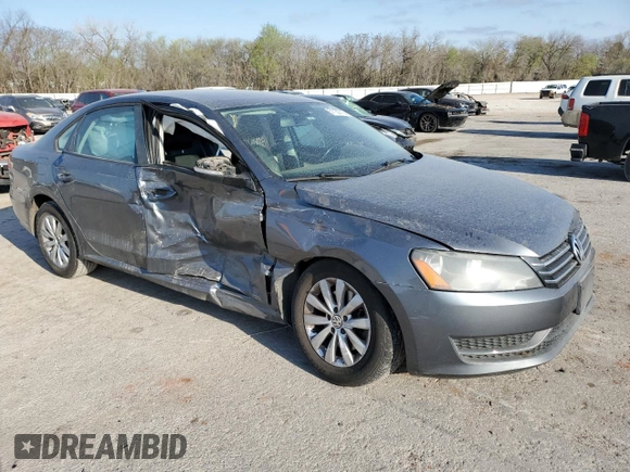 2014 Volkswagen Passat Wolfsburg Ed with VIN 1VWAS7A39EC062631, listed as a Copart auction lot 51150715 with 159,723 mi miles and Salvage Title. Bid and sale history available at carsss.com. Image 4.