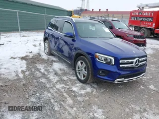 2021 Mercedes-Benz GLB with VIN W1N4M4HB0MW077630, listed as a IAAI auction lot 41601262 with 33,559 mi miles. Bid and sale history available at carsss.com. Image 1.
