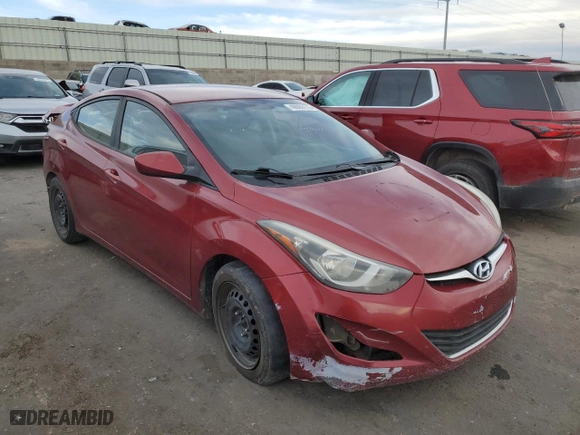 2016 Hyundai Elantra SE with VIN 5NPDH4AEXGH699419, listed as a Copart auction lot 49086175 with 129,252 mi miles and Salvage Title. Bid and sale history available at carsss.com. Image 4.