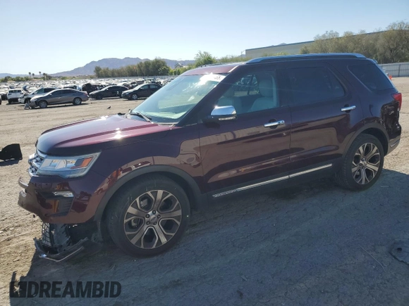 2019 Ford Explorer Limited z VIN 1FM5K7FHXKGA77289, wystawiony jako Copart lot #54759465 z przebiegiem 68 585 mil mil oraz Szkoda całkowita • Salvage title. Historia ofert i sprzedaży dostępna na DreamBid. Obrazek 1.