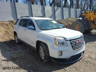 2017 GMC Terrain SLE with VIN 2GKALNEK7H6127743, listed as a IAAI auction lot 41794926 with 115,778 mi miles. Bid and sale history available at carsss.com. Image 1.