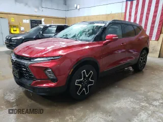 2024 Chevrolet Blazer RS z VIN 3GNKBKRS1RS275778, wystawiony jako Copart lot #50371005 z przebiegiem 11 042 mil mil oraz Szkoda całkowita • Salvage title. Historia ofert i sprzedaży dostępna na DreamBid. Obrazek 1.