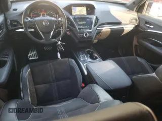 2019 Acura MDX Technology with VIN 5J8YD4H04KL025196, listed as a Copart auction lot 88458975 with 88,736 mi miles and Salvage title. Bid and sale history available at DreamBid. Image 8.