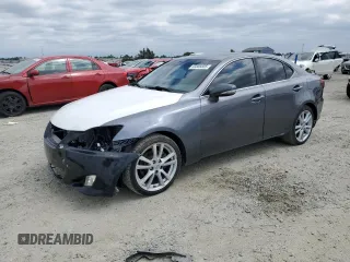 2013 Lexus IS 250 with VIN JTHBF5C21D5190349, listed as a Copart auction lot 53586805 with 116,708 mi miles and Salvage Title. Bid and sale history available at DreamBid. Image 1.