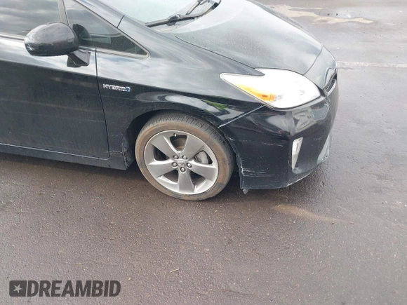 2013 Toyota Prius One with VIN JTDKN3DU4D5617063, listed as a IAAI auction lot 41461279 with 247,219 mi miles. Bid and sale history available at carsss.com. Image 6.