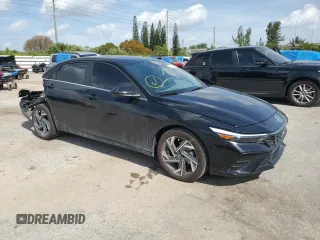 2024 Hyundai Elantra SEL with VIN KMHLS4DG7RU641279, listed as a Copart auction lot 49409654 with 1,473 mi miles and Non Repairable. Bid and sale history available at carsss.com. Image 4.