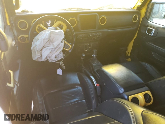 2019 Jeep Wrangler Unlimited Sahara with VIN 1C4HJXEN9KW507069, listed as a Copart auction lot 48542065 with 143,457 mi miles and Salvage title. Bid and sale history available at DreamBid. Image 8.
