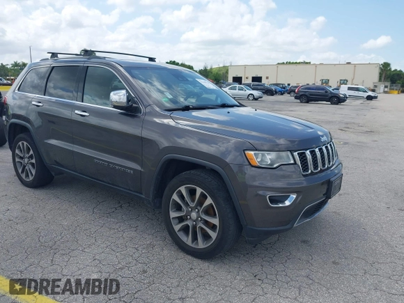 2018 Jeep Grand Cherokee Limited with VIN 1C4RJFBG2JC334970, listed as a IAAI auction lot 42346729 with 83,059 mi miles and . Bid and sale history available at DreamBid. Image 1.