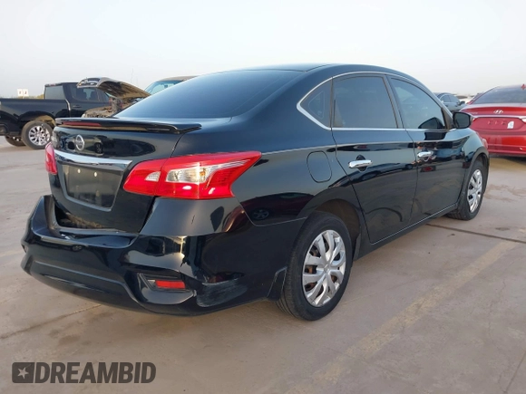 2017 Nissan Sentra S with VIN 3N1AB7AP9HY411436, listed as a IAAI auction lot 41801826 with 83,093 mi miles. Bid and sale history available at carsss.com. Image 4.