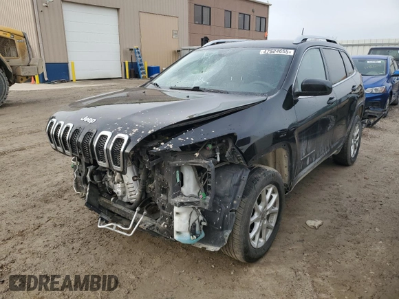 2017 Jeep Cherokee Latitude z VIN 1C4PJMCB9HW637493, wystawiony jako Copart lot #47824655 z przebiegiem 100 395 mil mil oraz Szkoda całkowita • Salvage title. Historia ofert i sprzedaży dostępna na DreamBid. Obrazek 1.