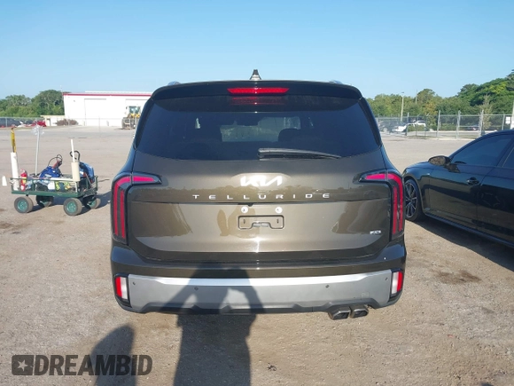2023 Kia Telluride EX X-Line with VIN 5XYP3DGC2PG354460, listed as a IAAI auction lot 42123098 with 21,368 mi miles and . Bid and sale history available at DreamBid. Image 16.