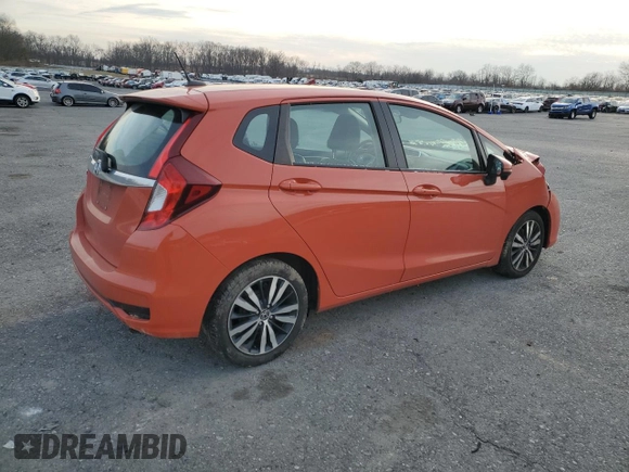 2018 Honda Fit EX-L with VIN 3HGGK5H90JM704417, listed as a Copart auction lot 86326144 with 71,339 mi miles and Salvage Title. Bid and sale history available at carsss.com. Image 3.
