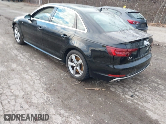 2019 Audi A4 Premium with VIN WAUDNAF45KA108157, listed as a IAAI auction lot 41217412 with 112,369 mi miles and . Bid and sale history available at DreamBid. Image 3.