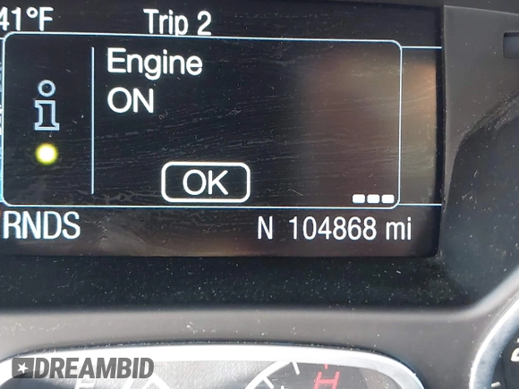 2014 Ford Focus Titanium with VIN 1FADP3J28EL354505, listed as a IAAI auction lot 42025966 with 104,868 mi miles. Bid and sale history available at carsss.com. Image 16.