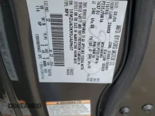 2005 Ford Explorer XLT z VIN 1FMZU63K95UA09657, wystawiony jako Copart lot #51505505 z przebiegiem 164 160 mil mil oraz Szkoda całkowita • Salvage title. Historia ofert i sprzedaży dostępna na DreamBid. Obrazek 15.