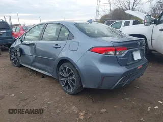 2020 Toyota Corolla SE with VIN JTDS4RCE6LJ013794, listed as a IAAI auction lot 40849373 with 58,814 mi miles. Bid and sale history available at carsss.com. Image 3.