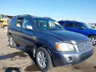 2007 Toyota Highlander Hybrid w/3rd Row with VIN JTEDW21A070023240, listed as a IAAI auction lot 41371725 with 101,457 mi miles. Bid and sale history available at carsss.com. Image 1.