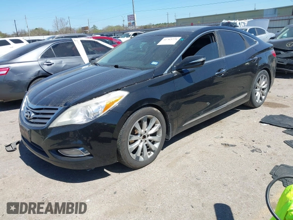 2013 Hyundai Azera with VIN KMHFH4JG4DA287957, listed as a IAAI auction lot 41763771 with 165,764 mi miles. Bid and sale history available at carsss.com. Image 17.