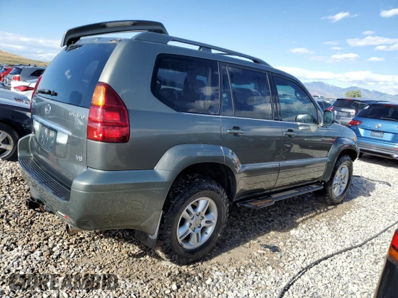 2007 Lexus GX 470 z VIN JTJBT20X170133432, wystawiony jako Copart lot #57578595 z przebiegiem 134 525 mil mil oraz Szkoda całkowita • Salvage title. Historia ofert i sprzedaży dostępna na DreamBid. Obrazek 3.