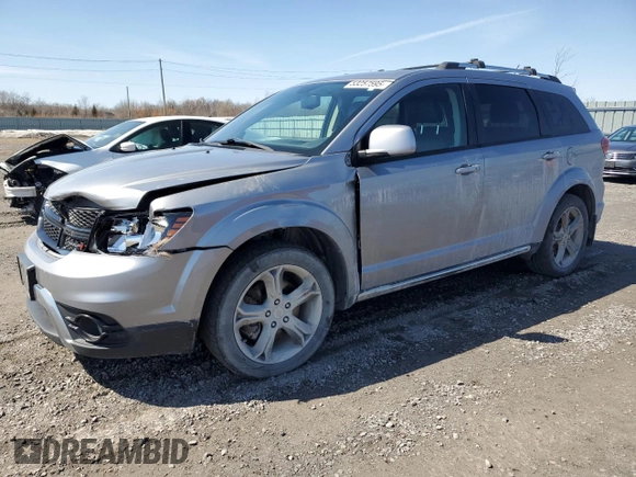 2018 Dodge Journey Crossroad with VIN 3C4PDDGG3JT219584, listed as a Copart auction lot 53257595 with 212,649 mi miles and Salvage Title. Bid and sale history available at DreamBid. Image 1.